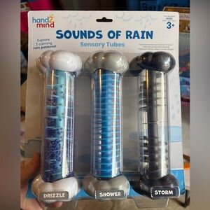 Nwt hand 2 mind Sounds of Rain Sensory Tubes